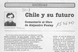 Chile y su futuro  [artículo] Eugenio Tironi.