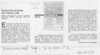 Declaraciones de rentas  [artículo] Osvaldo Torres Ahumada.