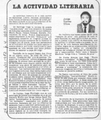 La Actividad literaria
