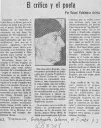 El crítico y el poeta