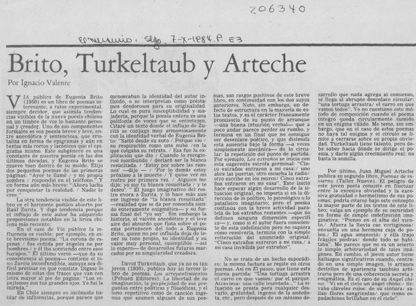Brito, Turkeltaub y Arteche