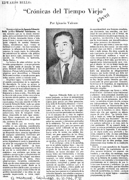 Crónicas del tiempo viejo
