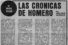 Las crónicas de Homero