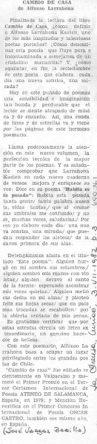 Cambio de casa