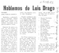 Hablemos de Luis Drago