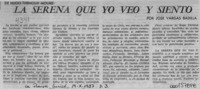 La Serena que yo veo y siento  [artículo] José Vargas Badilla.