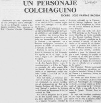 Un personaje colchagüino