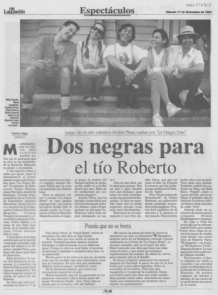 Dos negras para el tío Roberto