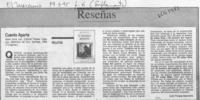 Cuento aparte  [artículo] Luis Vargas Saavedra.