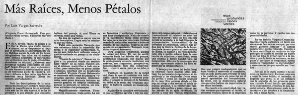 Más raíces, menos pétalos