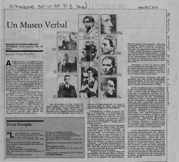 Un museo verbal