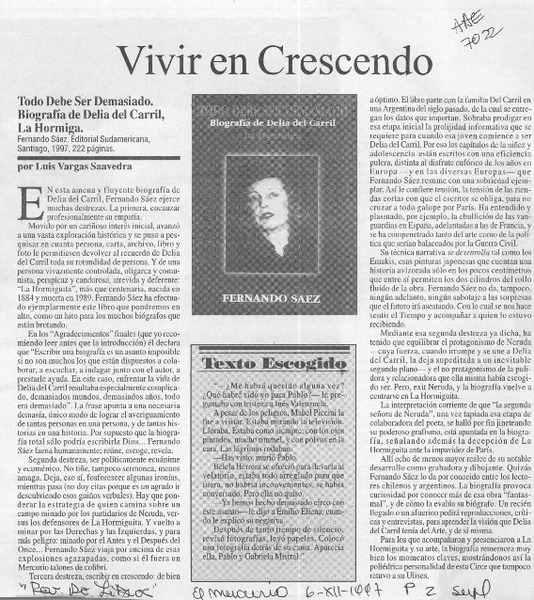Vivir en crescendo