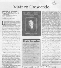 Vivir en crescendo