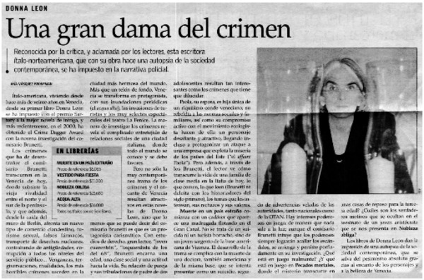 Una gran dama del crimen