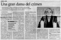 Una gran dama del crimen