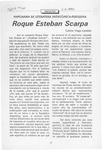 Roque Esteban Scarpa  [artículo] Carlos Vega Letelier.