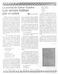 Los versos hablan por sí solos