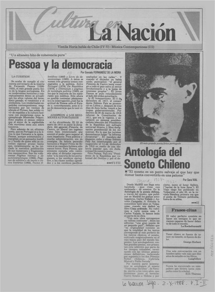 Antología del soneto chileno