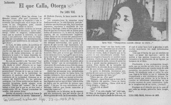 El que calla, otorga