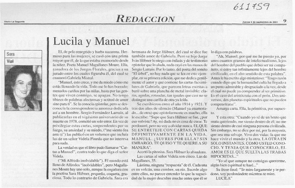 Lucila y Manuel