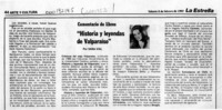 "Historias y leyendas de Valparaíso"  [artículo] Sara Vial.