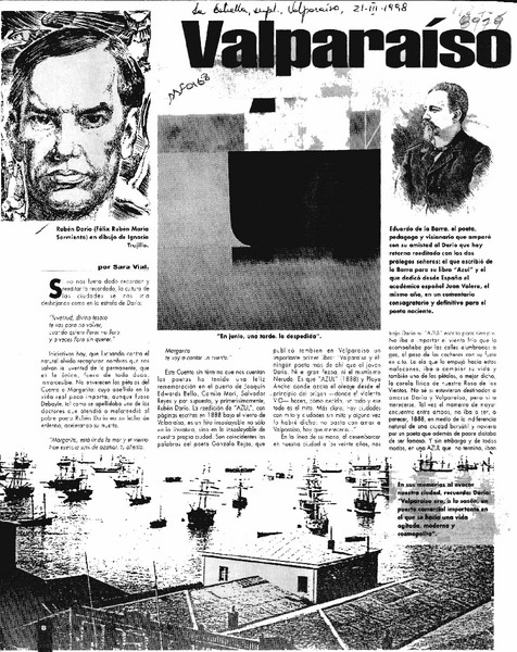 Valparaíso en azul  [artículo] Sara Vial.