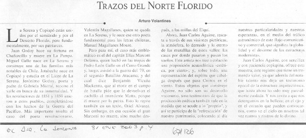Trazos del norte florido