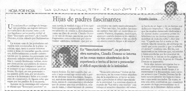 Hijas de padres fascinantes