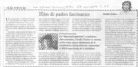 Hijas de padres fascinantes