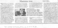 Mamma mia
