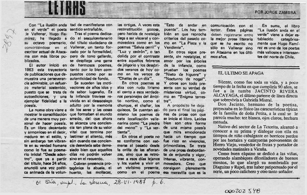 Letras  [artículo] Jorge Zambra.