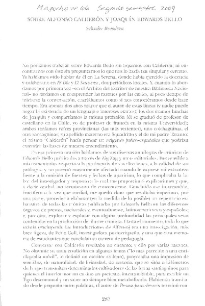 Los lunes de Alfonso Calderón
