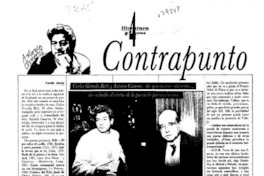 Contrapunto  [artículo] Faride Zerán.