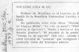 Osvaldo Lira SS.CC.