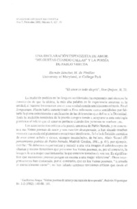 Una declaración espinozista de amor: "me gusta cuando callas" y la poesía de Pablo Neruda  [artículo] Hernán Sánchez M. de Pinillos.