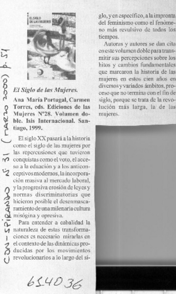 El siglo de las mujeres  [artículo]