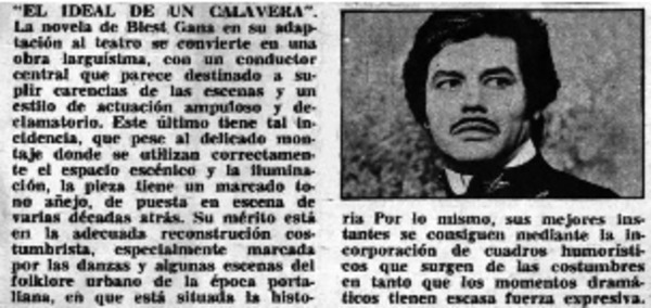 "El ideal de un calavera".