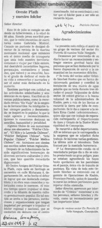 Oreste Plath y nuestro folclor  [artículo] Patricio Farren.