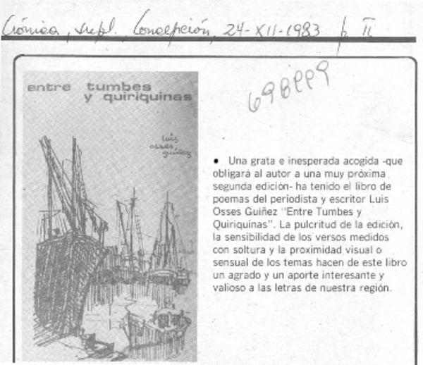 Entre tumbes y quiriquinas.
