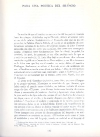 Para una poética del silencio  [artículo] Jaime Alazraki.
