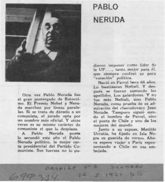 Pablo Neruda.
