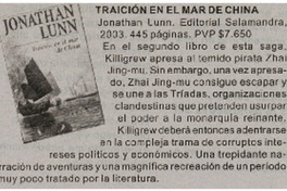 Traición en el mar de China