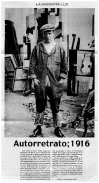 Autoretrato ; 1916