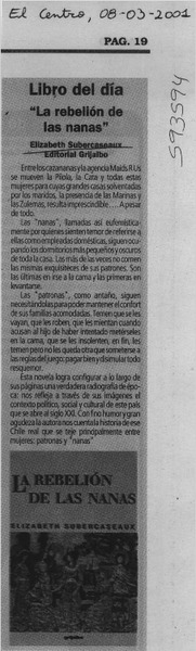 La rebelión de las nanas  [artículo]