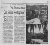 "Fui dichosa hasta que salí de Montegrande"  [artículo].