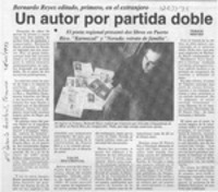 Un Autor por partida doble  [artículo].