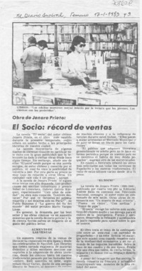 El Socio: record de ventas.