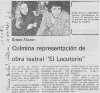 Culmina representación de obra teatral "El locutorio"