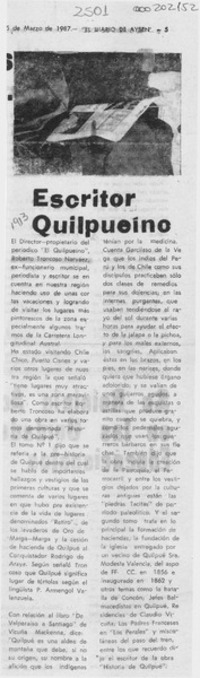 Escritor quilpueíno