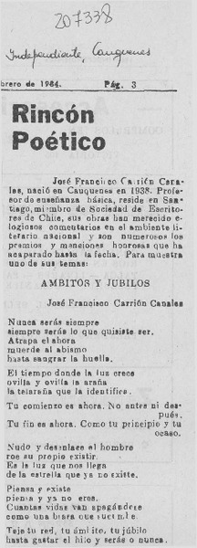 Rincón poético